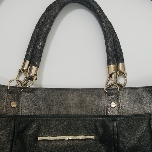 Elaine Turner gray metallic bag - Picture 2 of 8